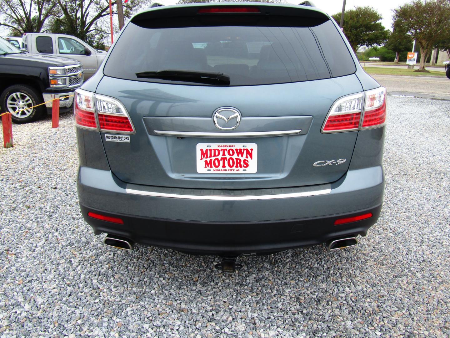 2012 Blue /Gray Mazda CX-9 Touring (JM3TB2CV1C0) with an 3.7L V6 DOHC 24V engine, Automatic transmission, located at 15016 S Hwy 231, Midland City, AL, 36350, (334) 983-3001, 31.306210, -85.495277 - Photo#6